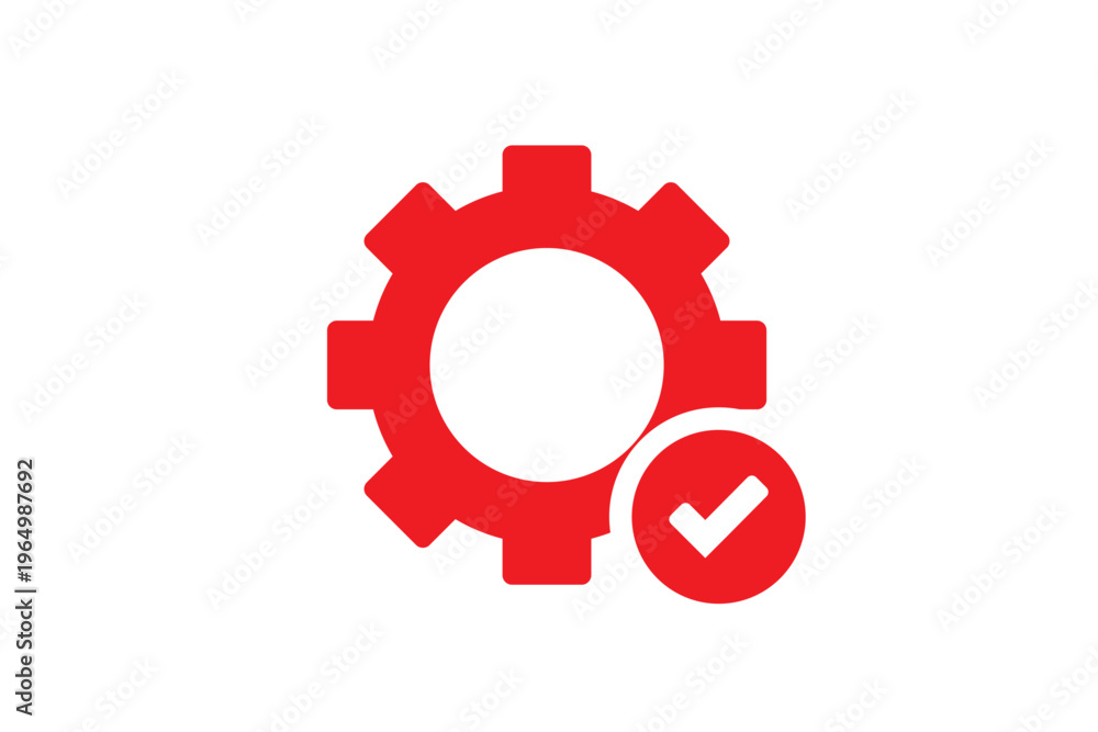 Obraz premium easy instalation business icon, solid monocolor vector design