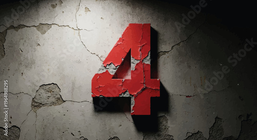 A vintage graffiti heart and the Canadian flag symbol are painted on an old grunge concrete wall in the city, creating a textured street art design that blends love with a patriotic concept