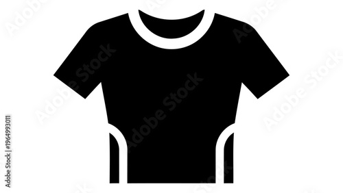 Rash guard swim top icon for beach and water sports