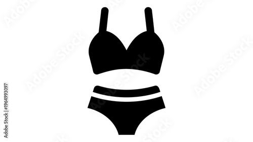 Swim bikini set icon