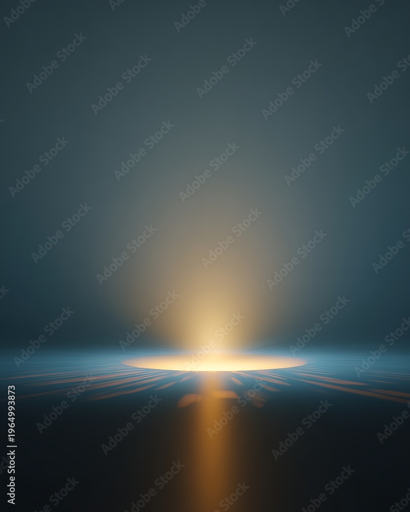 Obraz premium focused light illuminating central object, ethical oversight concept