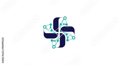 Healthcare Network Connection Symbol - Modern Medical Technology