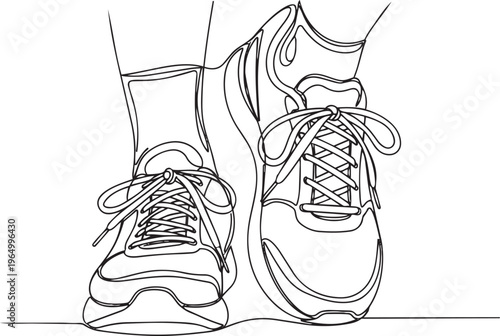 Continuous one-line drawing of a watering can pouring water onto a delicate tulip, symbolizing care, growth, and the beauty of nurturing nature with minimalist aesthetic