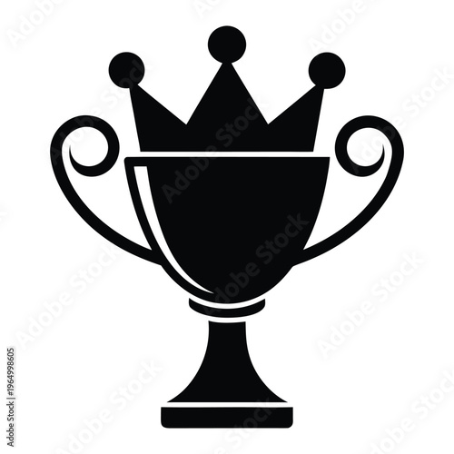 Royal Crown Trophy Silhouette
