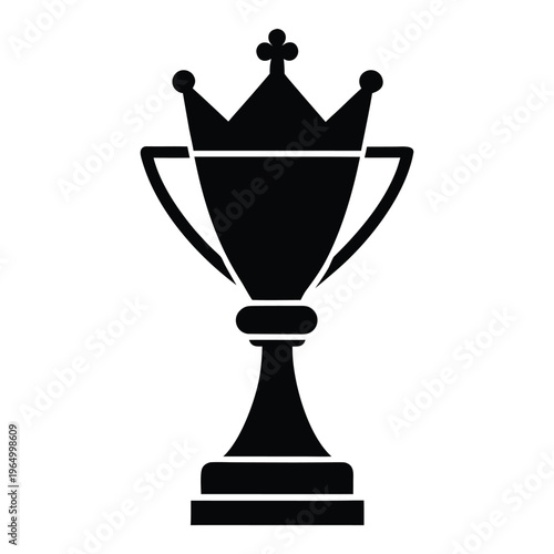 Royal Crown Trophy Silhouette