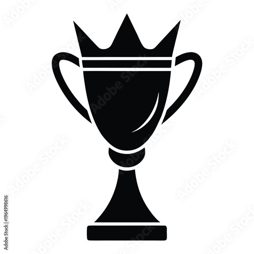 Royal Crown Trophy Silhouette