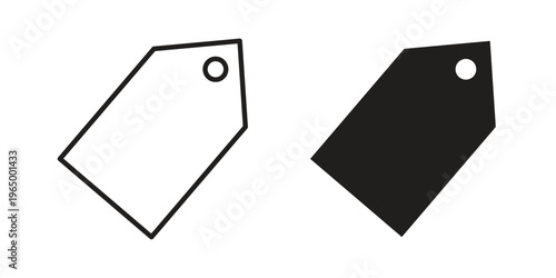 Tag icon in line design. icon for website design, mobile app, ui