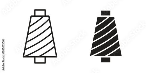 Yarn icon in line design. icon for website design, mobile app, ui