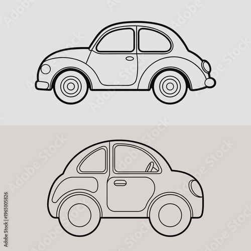 Car Coloring Page for Kids