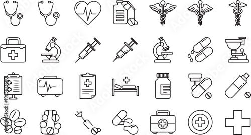 Smart City Infrastructure IoT Technology and Digital Urban Management Icons Set