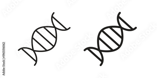 DNA icon for ui app design and web designs