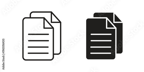 Duplicate icon for ui app design and web designs