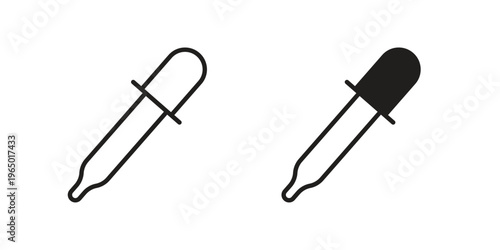 Eye dropper icon for ui app design and web designs