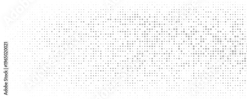 Smooth gradient transition of grain. A noisy pattern similar to ink splashes. Halftone vector Technology Background