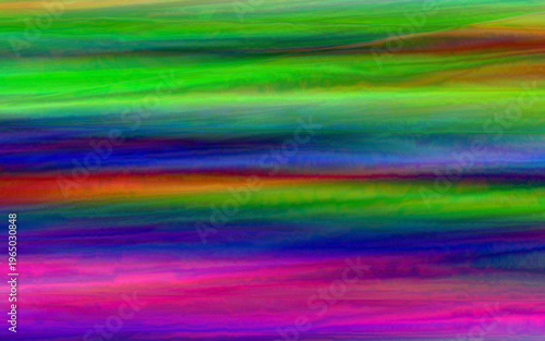 Modern Fluid Color Abstract Composition