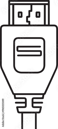 Usb connector with a light bulb design