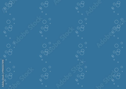 水中の泡のようなストライプのシームレス背景