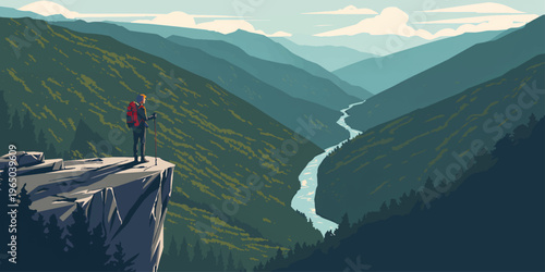 Creative Workspace with Shelves and Decorative Home Accessories