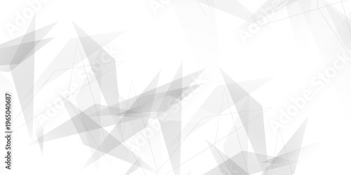 Triangular 3d, modern background Modern geometrical dynamic and seamless abstract white background. Random chaotic lines abstract geometric pattern. .graphic background dots with connections for your