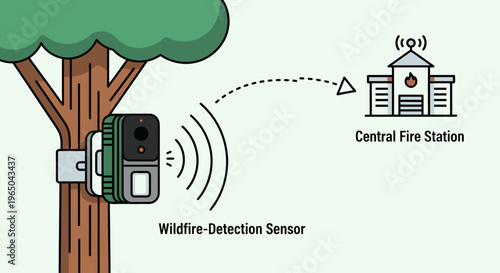 Smart City Street Lighting Energy Efficient Urban Technology Concept