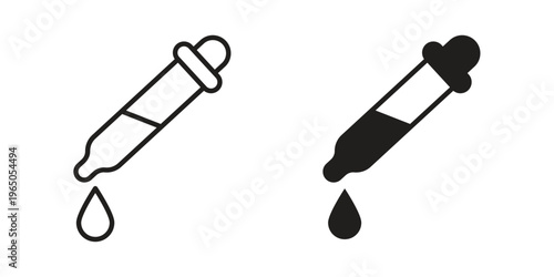 Color picker icon in line design. editable stroke icon vector. EPS10