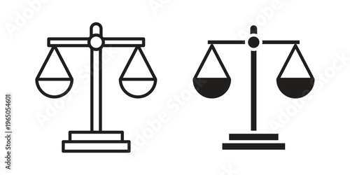 Compare icon in line design. editable stroke icon vector. EPS10