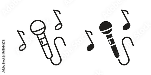 Concert icon in line design. editable stroke icon vector. EPS10