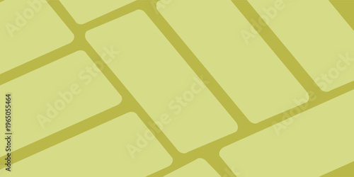 Soft Lime Green Tile Pattern. Abstract Minimalist Diagonal Grid Background for UI, Banner, or Web Template