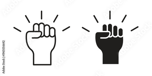 Empowerment icon in line design. editable stroke icon vector. EPS10