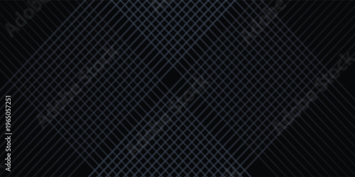 Modern dark blue banner background with geometric diagonal overlay and glowing lines eps 10