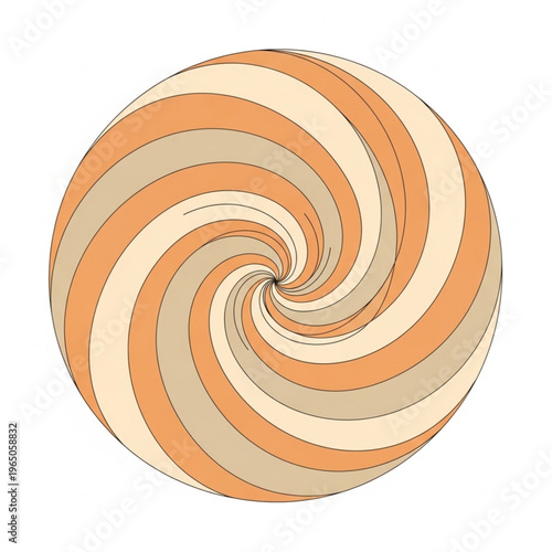Abstract vector background featuring a hypnotic spiral pattern with colorful concentric circles and a yellow twirl design on a black texture backdrop