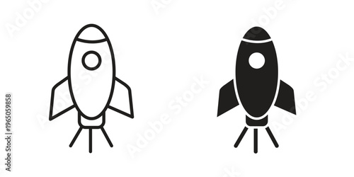 Startup icon set concept vector graphics for web UI