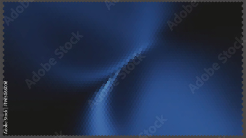 Abstract blue background with hexagonal pattern and soft glowing light effect