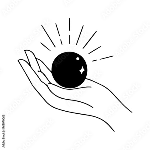 Magic Crystal Ball Hand