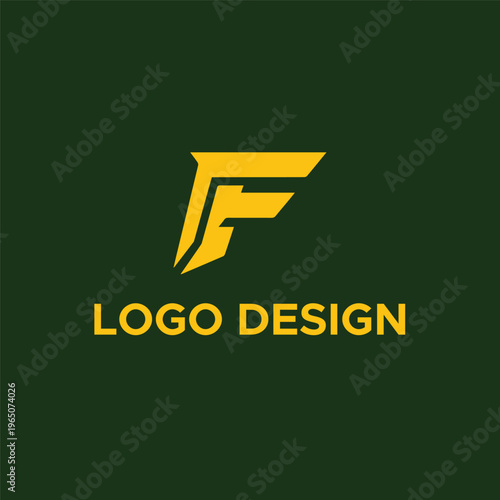 Alphabet logo design vector and flat template