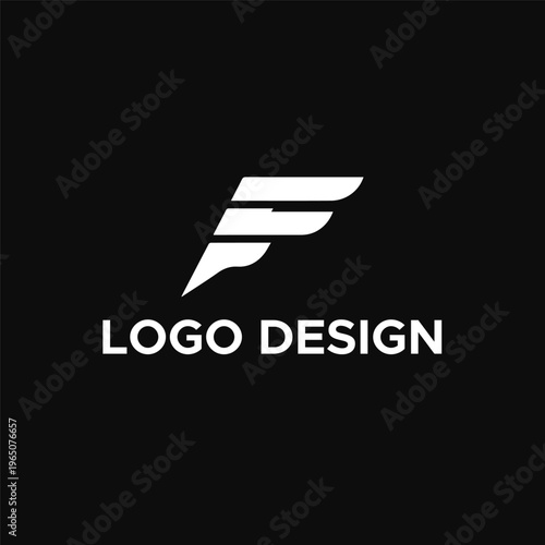 Alphabet logo design vector and flat template