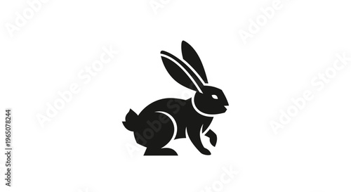 vector illustration of a rabbit