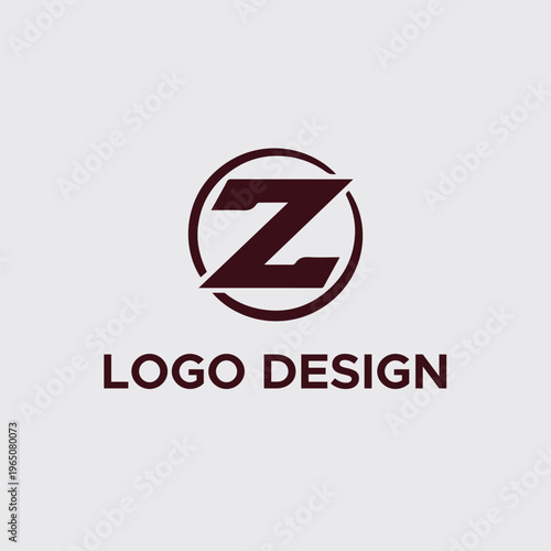 Alphabet logo design vector and flat template
