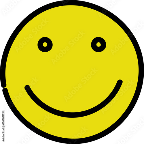 Smile icon. Emoticons simple line icon negative, neutral and positive, sketch doodle sign. Vector illustration.