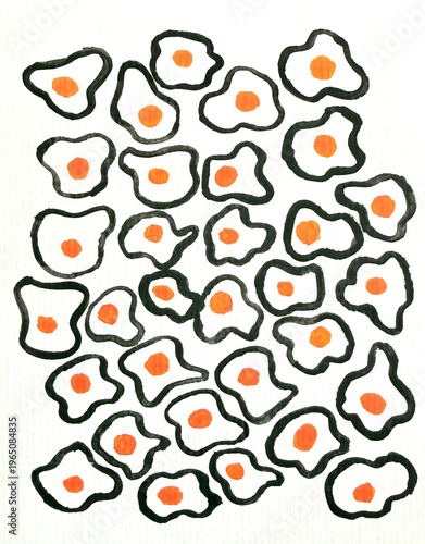 Fotografija Sunny side up egg wallpaper