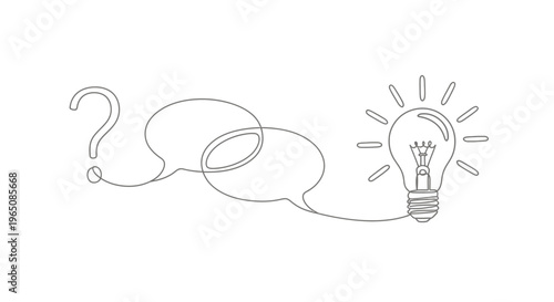 Continuous line question, discussion, idea & solution concept