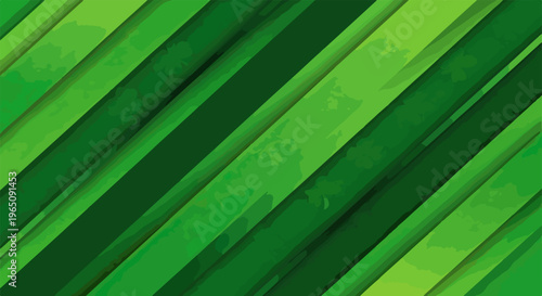 Fondo abstracto con rayas diagonales en diferentes tonalidades de verde vibrante y texturas sutiles para diseño gráfico moderno y creativo.
