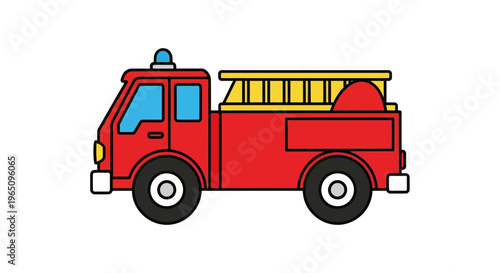 Fire Truck Emergency Response Vehicle.