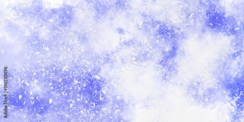 Watercolor cloudy blue background. Snow-covered Blue Sky on a Winter Day. cloudy sky Bright and shiny cloudy sky blue watercolor background. white clouds for any wallpaper and decoration and design.