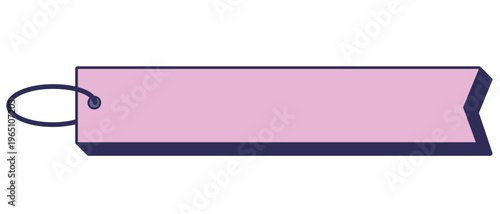 ラバーストラップ風フレーム｜ピンク色・立体的なデザイン