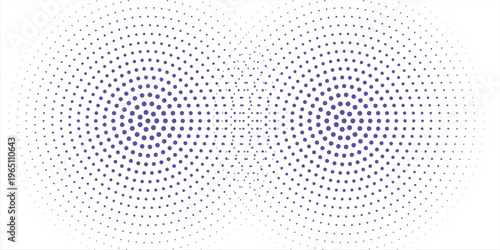 Light Pink, Blue vector illustration which consist of circles. Dotted gradient design for your business. Creative geometric background in halftone style with colored spots.