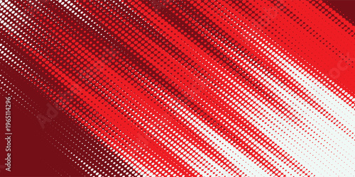 Vector sparkling dots or halftone sparkling pattern texture Pop Art Style Background. Halftone White and Red on background. EPS 10
