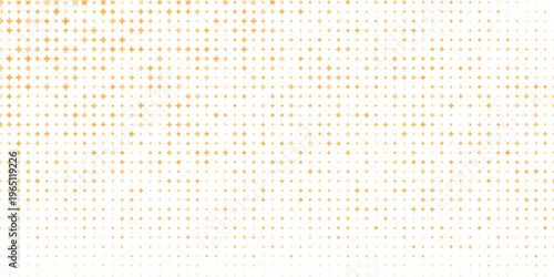 Gold falling down confetti background. Repeated golden dotted glitter pattern. Yellow, orange and golden dots wallpaper. Celebration Christmas, New Year or birthday party repeating backdrop. Vector