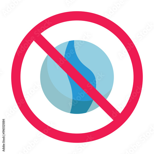 No marbles sign, forbidden toy marbles sign, prohibited marbles game icon, no playing marbles sign, vector illustration
