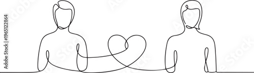 Heart transplant from donor to recipient to save lives. World Transplant Day. one line art icon drawing vector